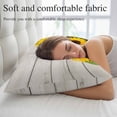 thumbnail image 5 of Spring Sunflowers Pillow Covers, Linen Long Throw Pillow Case, Yellow Floral Turquoise Farmhouse Grey Wooden Holiday Pillow Protector Decorative Cushion Cover for Living Room/Bedroom 24" x 36", 5 of 8