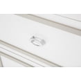 thumbnail image 3 of Michael Amini Sky Tower 2-Drawer Nightstand in Cloud White, 3 of 11