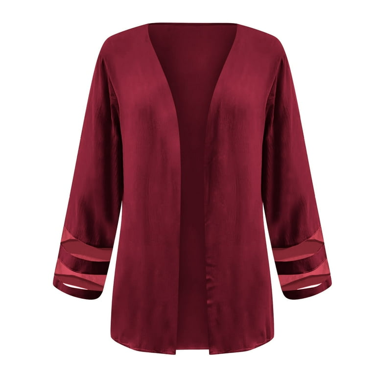 Aboser Sheer Cardigans for Women Summer Mesh Lightweight Cover Up Loose Long Sleeve Blouse Tops Breathable Casual Beach Cardigan for Dresses Wine L - Walmart.com Aboser Sheer Cardigans for Women Summer Mesh Lightweight Cover Up Loose Long Sleeve Blouse Tops Breathable Casual Beach Cardigan for Dresses Wine L - Walmart.com