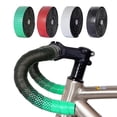 thumbnail image 2 of Cinta para manillar de bicicleta, cintas para barra de dos colores, 2 rollos de superficie de cuero Pu, envolturas para manillar de bicicleta de espuma Eva con tapones finales, 2 of 5
