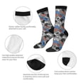 thumbnail image 3 of Logiee Video Game Print Adult Socks for Men & Women,Calf Socks, Ankle Socks,Boots Socks,Breathable Casual Sock,Unisex Crew Socks, 3 of 6