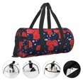 thumbnail image 3 of Easygdp Rose Flower Bolsa de Viaje, Bolsa de Mano, Bolsa de Gimnasio, Bolsa de Equipaje para Viaje, 3 of 6