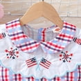 thumbnail image 6 of Wxirdiow Toddler Girls Summer Dresses Toddler Girl Patriotic Outfit Smocked Dress Kids Little Girls 4th of July Dresses Spring Summer Clothes Light Purple Size,4-5 Years, 6 of 8