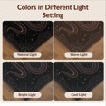 thumbnail image 7 of Design&I 6'x9' Washable Area Rug Sleek Flatweave Pet Friendly Celestial Mystical Tarot Motif With Moon And Gothic Border Snake Flowing Dynamic for Queen Size Bedroom, Under Bed, 7 of 7