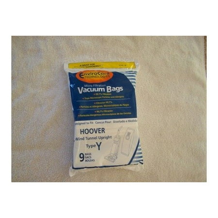 18 Hoover Windtunnel Upright Type Y Vacuum Bags By Envirocare (Micro-filtration)