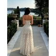 thumbnail image 5 of SUSHA Women's Elegant Polka Dot Strapless Summer Dress multiple colors can be selected, 5 of 6