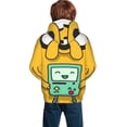 thumbnail image 2 of Adventure Time Youth Sweatshirt Hoodies Fashion Teen Hooded Hoody Pullover Clothes With Pocket For Boys Girls Clothing, 2 of 8