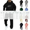 thumbnail image 2 of Men Sweatsuits Sets Long Sleeve Hoodie Pullover Casual Jogging Gym Sweat Suits Athletic Tracksuit Outfits, 2 of 4