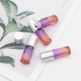 thumbnail image 3 of Rolling Glass Bottle for Essential Oil 17pcs 5ml Colorful Roller Bottles with Stainless Steel Roller Balls &Funnels Reusable Bottle, Perfect for Travel,Carrying outside(Purple Orange Gradient), 3 of 5
