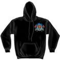 thumbnail image 2 of Novelty Men's  First In Last Out Firefighter Hooded Sweatshirt Black, 2 of 3