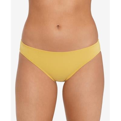 Salt Cove Women's Ribbed Bikini Bottoms Swim Yellow New