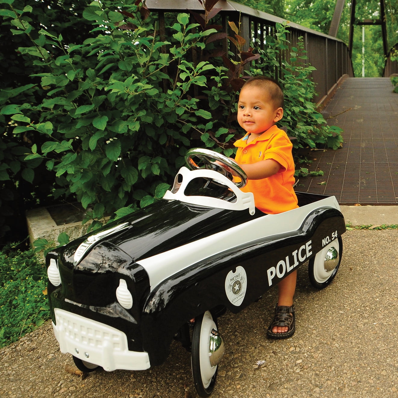 instep police pedal car