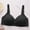 B_ Black, variant on SMihono Women's Wireless Minimizer Bra Plus Size Non-Padded Soft Full Figure Bras Breathable Comfy Solid Color Bralettes Black 38/85