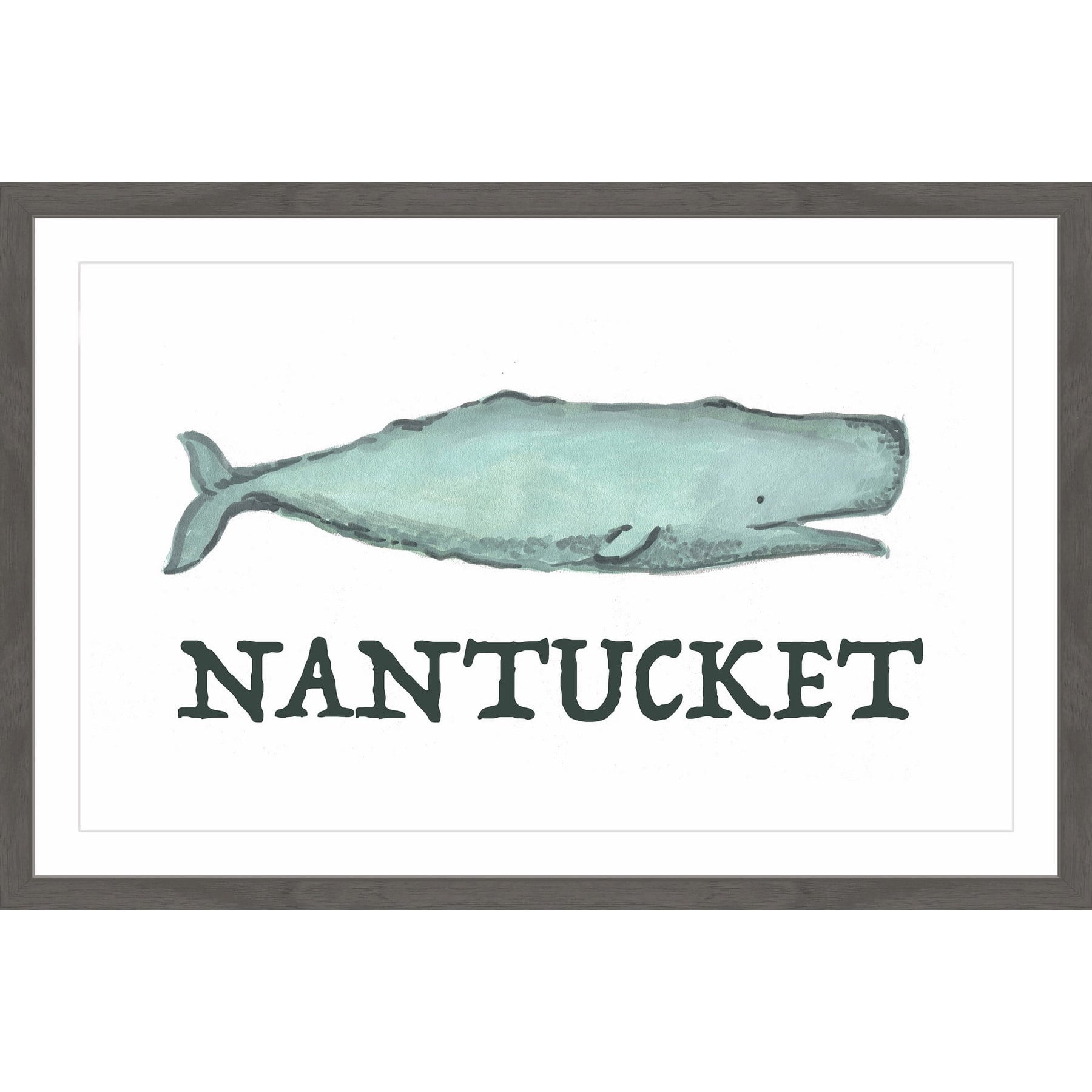 "Long Live Nantucket" Framed Painting Print
