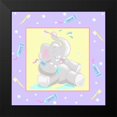 thumbnail image 2 of Reynolds, Jade 12x12 Black Modern Framed Museum Art Print Titled - Baby Elephant Bath I, 2 of 5