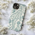 thumbnail image 6 of Whale Shark Sea Life Line Art Phone Case for iPhone 11/12/13/14/15/16 Mini Pro Max Plus – Dual Layer Protective Ocean Design Cover, Cream Background, 6 of 6