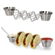 thumbnail image 1 of Soporte para tacos, bandejas para tacos de material acero inoxidable, soporte para tacos-platos para tacos-lavavajillas, fuerte de caja para , C, 1 of 8