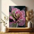 thumbnail image 6 of Pink Orange Green Cabbage Canvas Print，Botanical Wall Art for Living Room Bedroom Kitchen Office Hallway, 6 of 8