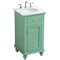 thumbnail image 3 of Elegant Lighting VF12319AW-VW Otto 18" Free Standing Single Basin Vanity Set - Off White, 3 of 7