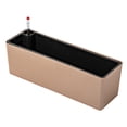 thumbnail image 3 of Fengbin Modern, space-saving, self-watering rectangular flower pot, ideal for windowsill Rose Gold, 3 of 9
