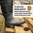 thumbnail image 2 of 1011 PVC Plain Toe Boot, 2 of 8