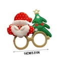 thumbnail image 3 of Funny Christmas Glasses Frames with Santa Claus & Christmas Tree,Glitter Christmas Costume Eyeglasses for Christmas Party Favors Decorations(One Size Fits All), 3 of 7