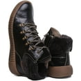 thumbnail image 4 of Josef Seibel Maren 17 Women's Leather Lace Up Ankle Boot With Side Zip In Black Size 9, 4 of 6