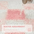 thumbnail image 4 of GYTY Checkered Pink Bathroom Rugs, 24" x 16", Fluffy Rug, Absorbent Microfiber Ultra Soft Bath Mat Washable, Non-Slip Bath Mats for Bathroom, Cute Floor Mat for Tub, Shower, Bedroom, 4 of 9