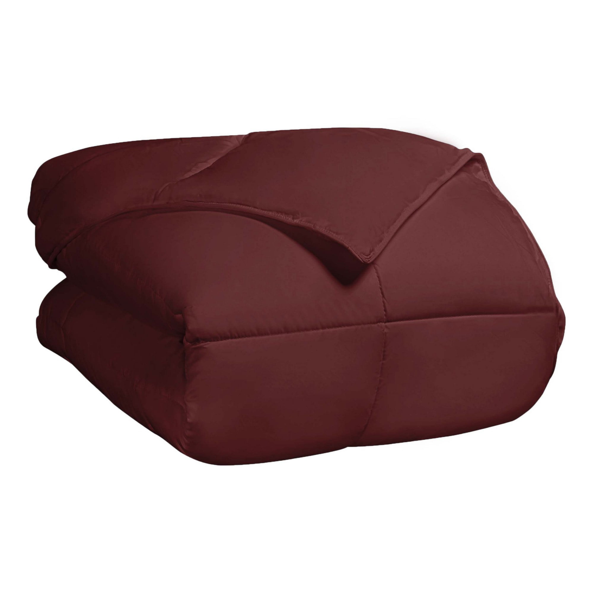 Superior Classic Reversible Comforter, Twin XL, Burgundy