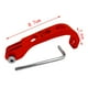 thumbnail image 4 of Soporte para linterna de bicicleta con montaje en horquilla para bicicleta de carretera rojo, 4 of 9