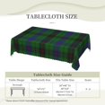 thumbnail image 6 of Rectangle Table Cloth, Scottish Clan Davidson Tartan Plaid Resistant Washable Tablecloth Decorative Table Cover for Dining, Indoor and Outdoor, 6 of 6