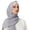 16# G, variant on Women Solid Chiffon Hijab, Long Flowy Modest Head Wrap Scarf