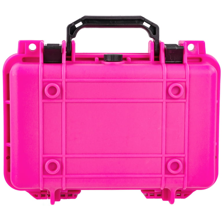 Eylar Hard Case Water & Shock Proof w/ Foam TSA Approved 11.6 Inch 8.3 Inch  3.8 Inch (Pink) 