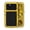 Yellow, variant on for iPhone 15 Outdoor Heavy Duty Rugged Full Body Protection Case with Tempered Glass Screen Protector, Military Armor Bumper Aluminum Metal Dust/Shockproof Case for iPhone 15,Black