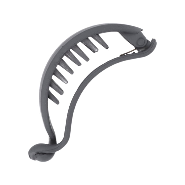 Ofertas Únicas 1 Pc Clip para Peinado de Coleta Clásico para Mujeres y Niñas 3.15"x1.18"x1.26" Gris
