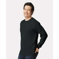 thumbnail image 4 of Gildan Long Sleeve T-Shirt | Crew Neck Ultra Cotton Classic Long tee for Men comfort and durability Black Color 6 oz 100% cotton Shirt, 6 Pack Size-4XL, 4 of 5