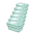 thumbnail image 1 of Conteneur de Stockage Alimentaire en Silicone Pliable -1160ml - Gris - Lot de 6, 1 of 1