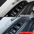 thumbnail image 3 of Panel de interruptores del regulador de vidrio de la ventana del automóvil yuxing para 2021 Patrón de fibra de carbono, 3 of 5