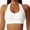 White, variant on SEARCHI Sexy Sports Bra Women Push Padded Cutout Workout Yoga Bra Sports Bras Women High Support