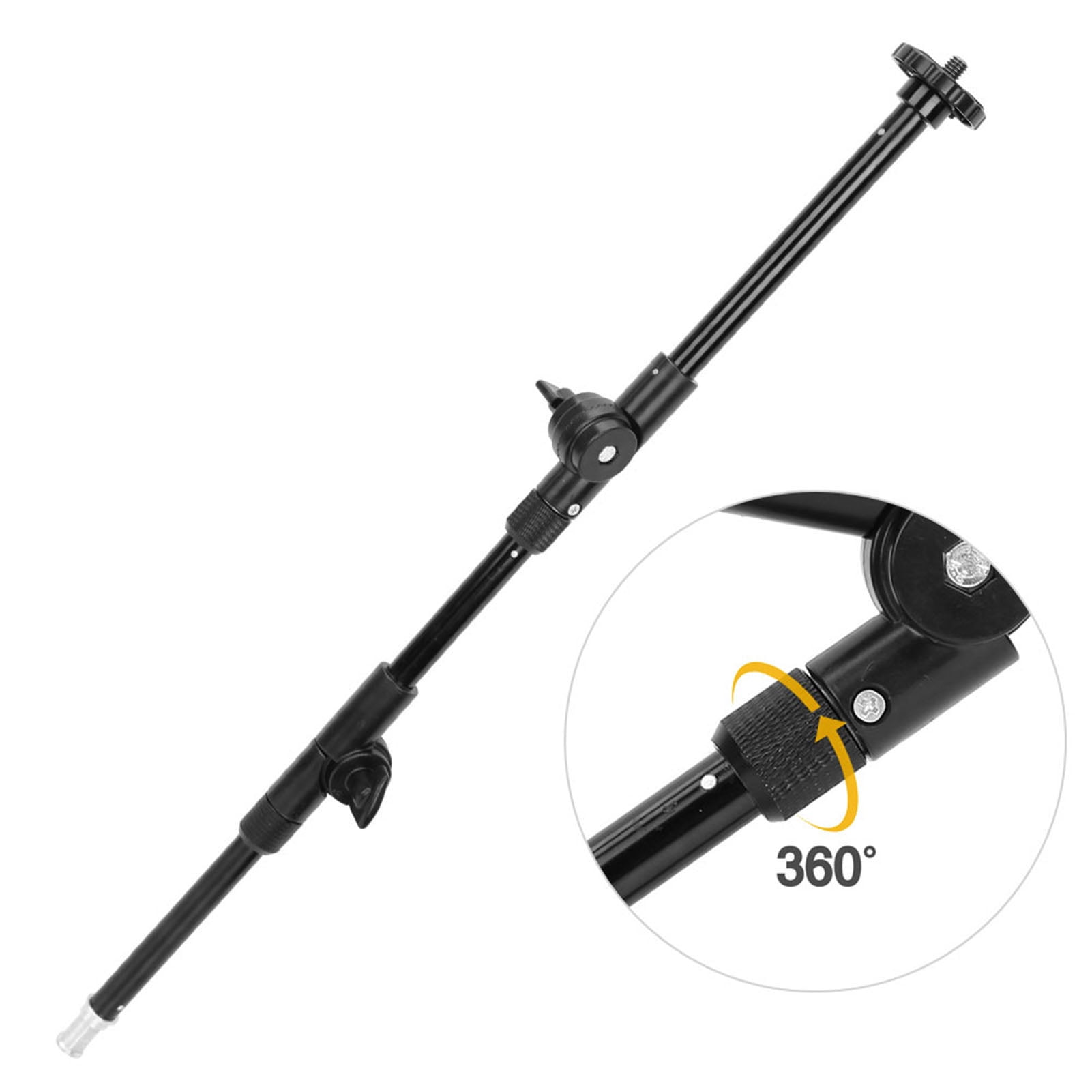 3 Section Camera Arm, Camera Bracket Arm Powerful Clip Flexible Metal