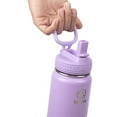 thumbnail image 3 of Takeya Actives Insulated Water Bottle w/Straw Lid, Lilac, 18 Ounces, 3 of 4