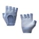 thumbnail image 3 of Guantes antideslizantes de algodón para entrenamiento, medio dedo, guantes deportivos de gimnasio para mujer. Azul, 3 of 8