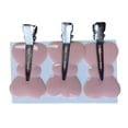thumbnail image 1 of Pinzas para el cabello Yuyangstore sin curvas Rosado 3 uds, 1 of 7