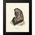 thumbnail image 2 of McKenney and Hall 20x24 Black Modern Framed Museum Art Print Titled - A Pawnee Brave, 2 of 5