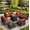 Red, variant on TANGJEAMER 6 Piece Patio Furniture Set with Fire Pit Table, All Weather Outdoor Sectional PE Rattan, Patio Conversation Sets with Cushions and Glass Coffee Table for Garden Lawn Balcony, Red