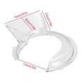 thumbnail image 3 of Mixer Bowl Pouring Shield For K45SS KSM75 KSM150PS KSM152PS K4 K5 KP50 KSM5 KSM50 4.5-5 Quart Tilt Head Stand Mixers, 3 of 5