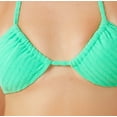 thumbnail image 3 of California Waves Womens Juniors Ribbed Terry Cloth Bikini Swim top, 3 of 3
