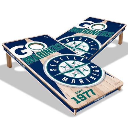 YouTheFan MLB Seattle Mariners 2 x 4 Cornhole Game No Bags