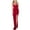 Red, variant on fartey Party Dress for Women Sparkly Sequin Side Split Hem Tunic Maxi Dresses Spaghetti Strap Sleeveless Solid Color Sundress