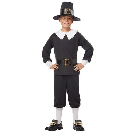 Child Pilgrim Boy Costume by California Costumes 00424